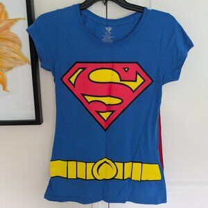 2/$15 Superman tshirt / costume with cape